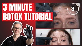 Simple Botox Tutorial  Common Botox Patterns  Botox Units Guide [upl. by Windham]