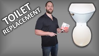 How to Replace and Install a Toilet [upl. by Bogie]