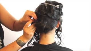 Chignon Hairstyle Easy How to featuring Barrett Stillitano Gratitude Salon Education [upl. by Hunfredo]