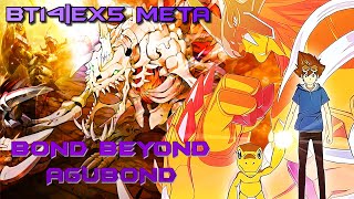 Digimon TCG  BT14EX5 Meta  Beyond Bond  Agubond Fun interactions and combos [upl. by Sillyhp]