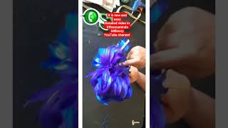 How to make a Fascinator viralyoutubeshorts easy feathers feather crinoline hatfriendship [upl. by Repip]