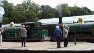 Bluebell Railway H class 044T returns pt1 [upl. by Orford580]