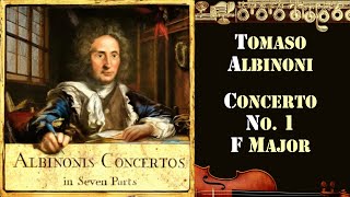 Tomaso Albinoni  Concerto No 1 F Major for three violins arg for flute [upl. by Ybur47]