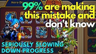 MOST IMPORTANT IDLE HEROES GUIDE  Biggest Beginners Mistakes SLOWING Progress Beginners Guide 2 [upl. by Mayes680]