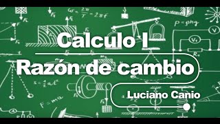 Aplicaciones de la derivada  Razón de cambio Concepto y ejercicios Cálculo I [upl. by Nonohcle707]