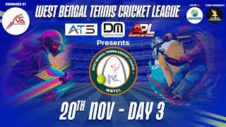 Day 3  West Bengal Tennis Cricket League 2024  Howrah [upl. by Ahsiened]