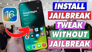 How to Install Jailbreak Tweaks on iOS 16 No JailbreakComputer [upl. by Karry]