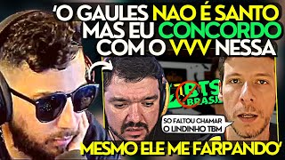 LINDINHO MANDA A REAL SOBRE GAULES E A BTS APÓS SER CITADO NO DESABAFO DO VVV [upl. by Euqinue]