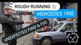 MERCEDES 190E YOU WONT BELIEVE WHAT FIXED THIS NONE START ROUGH RUNNING BAD INFORMATION [upl. by Arahd]