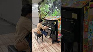 Playing perpetuum mobile FOR THE FIRST TIME on Singapore MRT Street Piano [upl. by Anibor241]