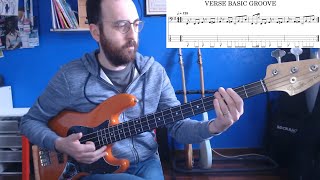 Running In The Family  Level 42  Mark King  Bass Cover  Transcription amp Tab [upl. by Neukam]