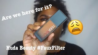 Foundation Wear Test 12 Hours Huda Beauty FauxFilter 500G Mocha [upl. by Anerat372]