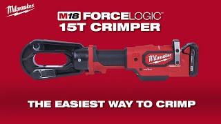 Milwaukee® M18™ FORCE LOGIC™ 15T Crimper [upl. by Nereus746]