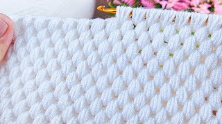 Amazing👌  Super Easy Tunisian Crochet Baby Blanket For Beginners online Tutorial  Tunisian [upl. by Aivle229]