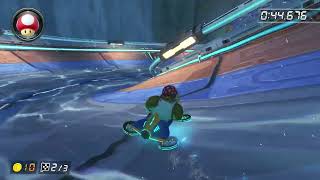 Big Blue 150cc  122990  Alberto Mario Kart 8 Deluxe World Record [upl. by Abbotsen]