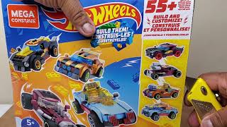 Mega Construx Hot Wheels Personalizador Vehículos ► Quemando llantas La Coleccion de RUDY [upl. by Yuille]