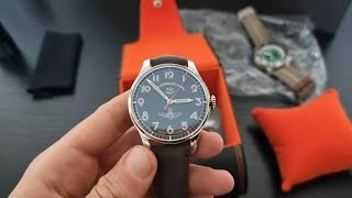 Unboxing 📦 Sturmanskie Gagarin Heritage Automatic Grey Pilots Watch 24164005400 [upl. by Denney484]