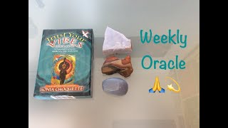 Pick A Card Weekly Oracle Card Reading  Trust Your Vibes Oracle Card Deck [upl. by Telfer]