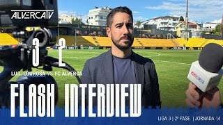 Lus Lourosa 32 FC Alverca  Flash Interview [upl. by Yale829]