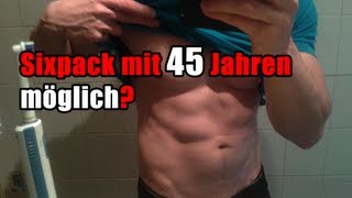 Sixpack ab 40 möglich 3 Bauch weg Tipps für MännerBauchmuskeln [upl. by Akialam]