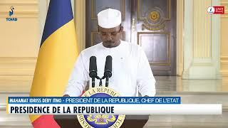 URGENT  Tchad  Mahamat Idriss Deby explique la rupture avec la France [upl. by Satsoc]