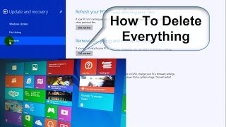 How to Wipe a Computer Clean and Start Over  Windows 81 Free amp Easy [upl. by Adnovoj]