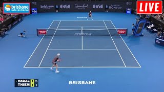 Nadal vs Thiem highlights Brisbane International 2024 Today Thiem vs Nadal highlights [upl. by Midian]