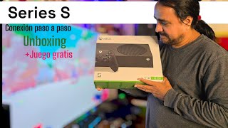 Xbox Series S Black edition  Unboxing y conexión paso a paso [upl. by Borer771]