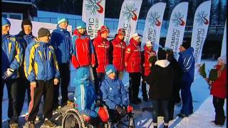 Cross Country Relay  Prize Giving Ceremonies  Sollefteå 2013 IPC [upl. by Jennee682]