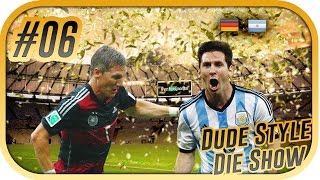 DEUTSCHLAND 10 ARGENTINIEN ★ DudeStyle Die Show 06 ★ 13072014 FINALE FIFA WM 2014 [upl. by Neltiak]