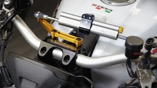 Öhlins steering damper and Ducabike parts for Ducati Monster by carbonworldde [upl. by Bronder]