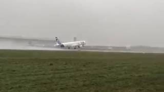 Takeoff for first flight of the new Airbus A321LR [upl. by Hsara481]