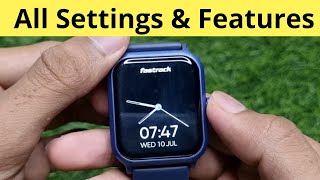 Fastrack Smart Watch All Settings amp Features  Explained In Hindi [upl. by Einamrej503]