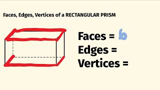 How Many Faces Edges And Vertices Does A Rectangular Prism Have [upl. by Gimble]