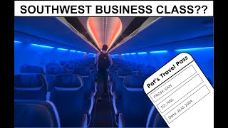 Southwests Version of Business Class SANHNL [upl. by Sicnarf723]