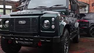 Land Rover Defender 110 Bowler Aintree Green  Bramley Motor Cars [upl. by Nigle]