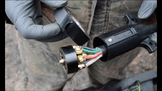 How To Replace Your 7 Way Trailer Plug [upl. by Gibrian]