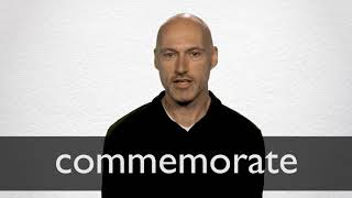 How to pronounce COMMEMORATE in British English [upl. by Ennirroc]