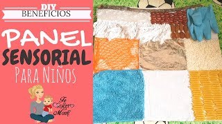 PANEL SENSORIAL PARA NIÑOS  BENEFICIOS DEL METODO MONTESSORI [upl. by Draude]