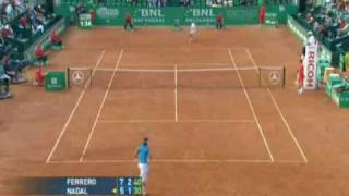 Nadal vs Ferrero MS Rome 2008 R2 [upl. by Enniroc612]