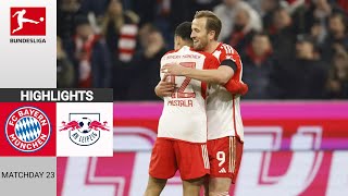 Bayern München  RB Leipzig  21  Zusammenfassung  Bundesliga 202324  bayern leipzig [upl. by Nomal]