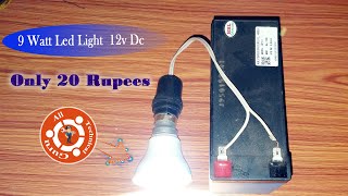 how to make 9 watt led light 12v dc [upl. by Fagan797]