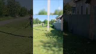 Yard Transformation Fun Mowing Tall Grass with Precision and Ease [upl. by Suoilenroc262]