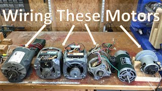 How To Wire Most Motors For Shop Tools and DIY Projects 031 [upl. by Kciv]