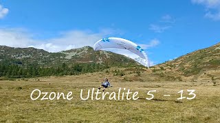 Ozone Ultralite 5  13 test flying [upl. by Valorie]