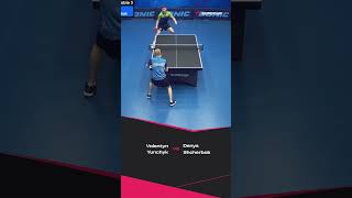 Insane derby🌪️⚡️ shorts tteurocup TableTennis [upl. by Merrel]