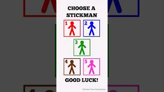 TEST YOUR LUCK  Who will survive shorts animation stickman luck test games [upl. by Anikas]