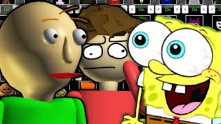 SPONGEBOB IS IN BALDIS BASICS Plus 60 More Characters [upl. by Drislane]