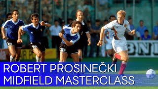 Midfield MASTERCLASS by Robert Prosinecki  How to create space in midfield [upl. by Ezarras692]