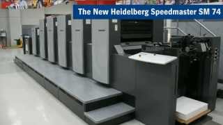 Heidelberg Speedmaster SM 74 introductievideo [upl. by Rainie]